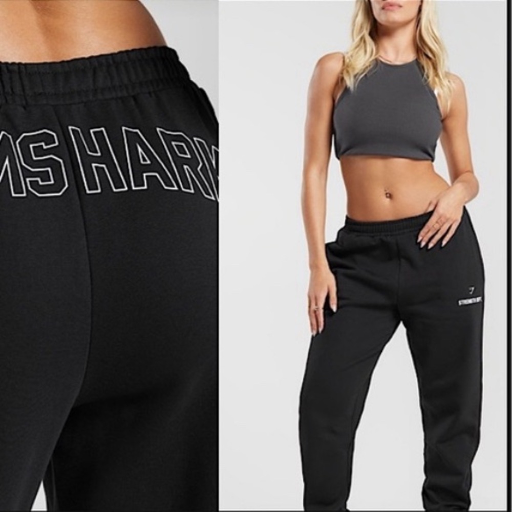 GYMSHARK—Strength Dept. Women’s Joggers in Black. Size Small.